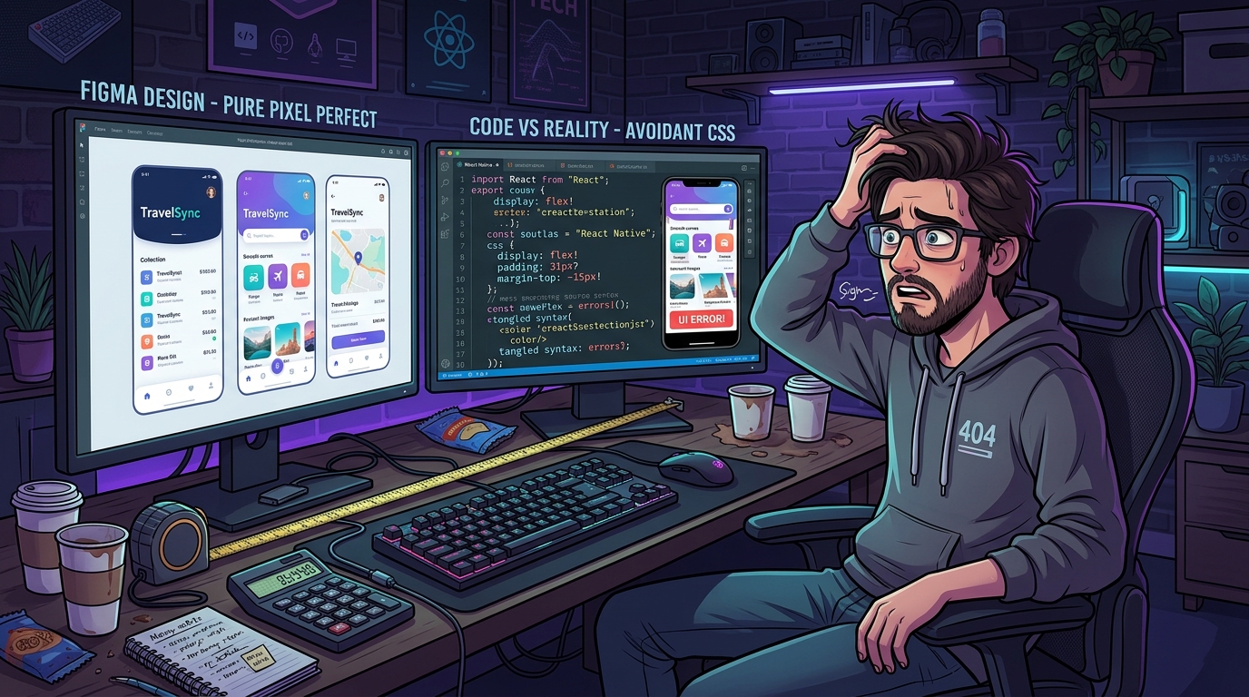 Developer pain when converting Figma to React Native manually