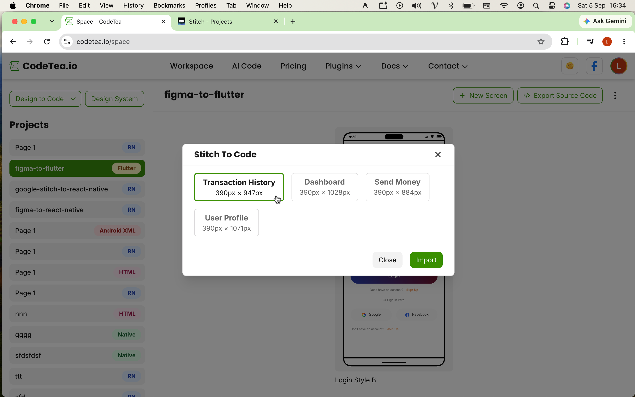 Step 3: Our AI engine parses the layout and builds the Widget tree.